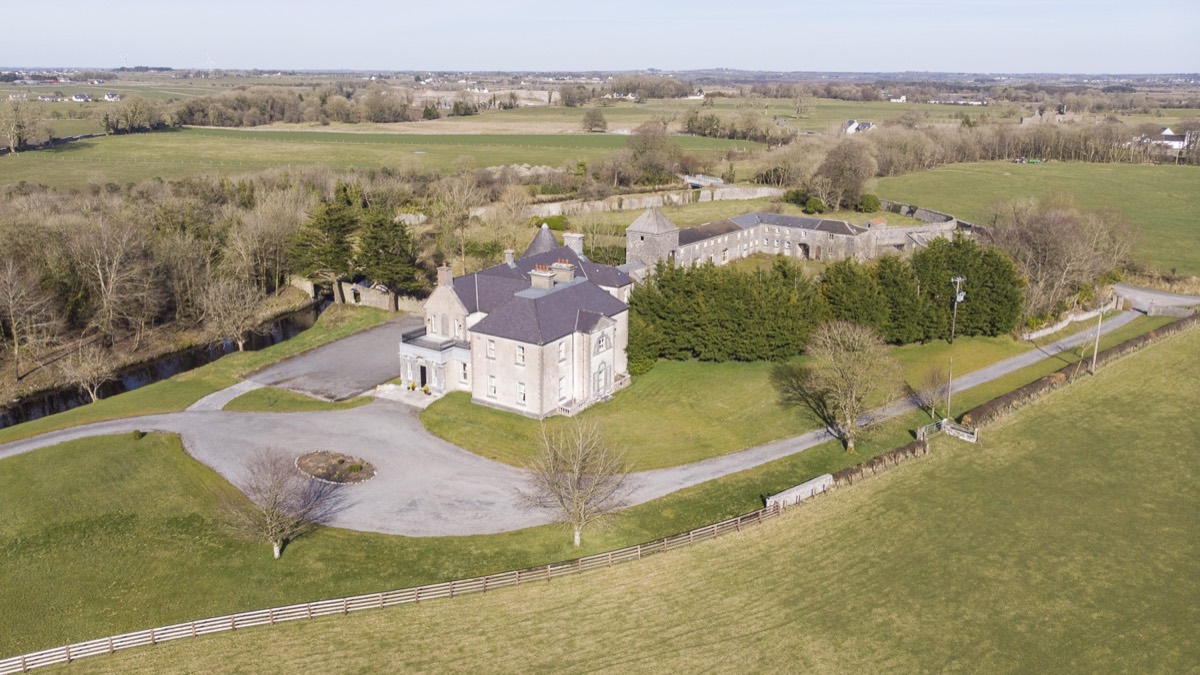 Aerial view of Ballyglunin Park